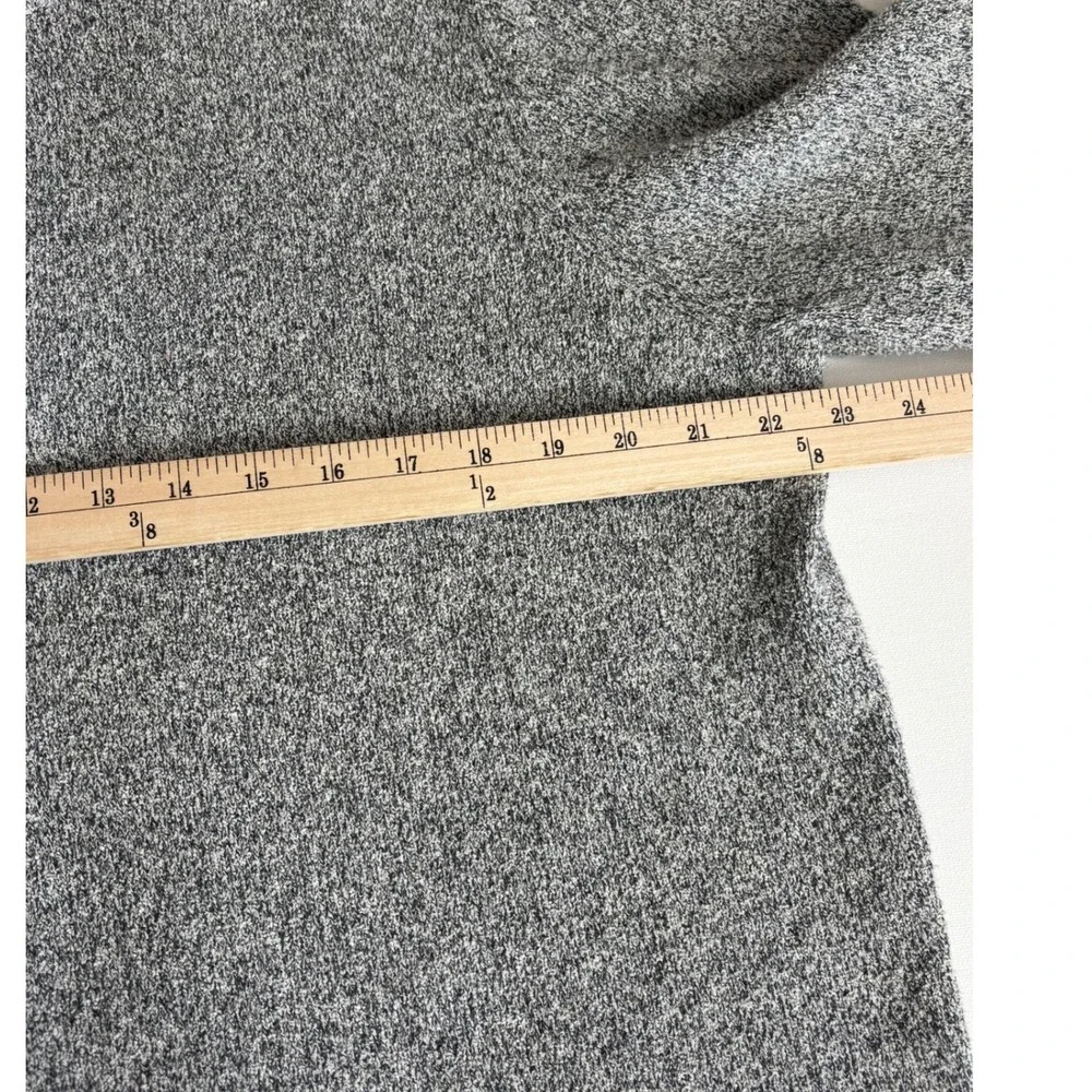 Carbon‎ 2 Cobalt Mens XL Grey Marl Quarter Zip Cotton Blend Pullover Sweater